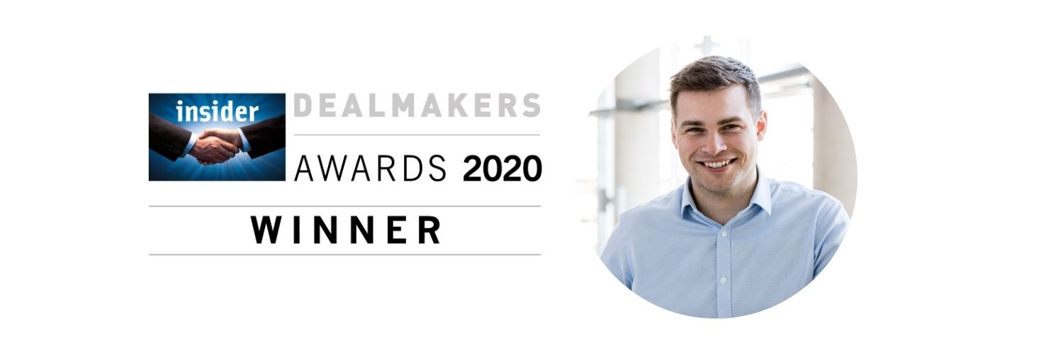 Tom Saunderson, Insider Wales Dealmakers Awards 2020 Winner